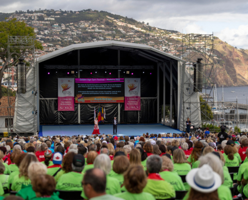 Ginástica anima ruas do Funchal