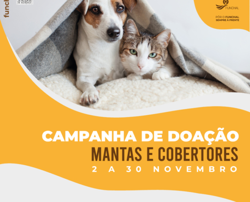 Campanha de doação de mantas e cobertores