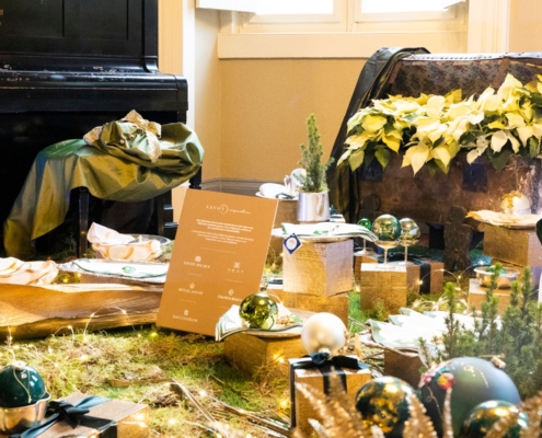 Mesas de Natal com Bordado Madeira no Baltazar Dias