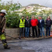 Repavimentação da estrada entre a Rotunda da Vitória e a zona do Areeiro