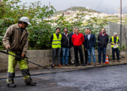 Repavimentação da estrada entre a Rotunda da Vitória e a zona do Areeiro