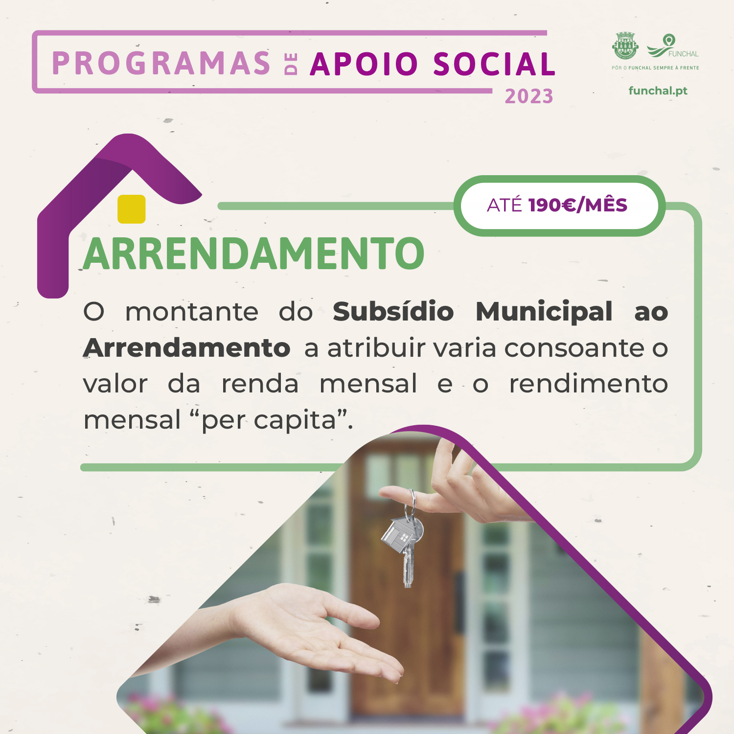 Programas de Apoio Social - Arrendamento