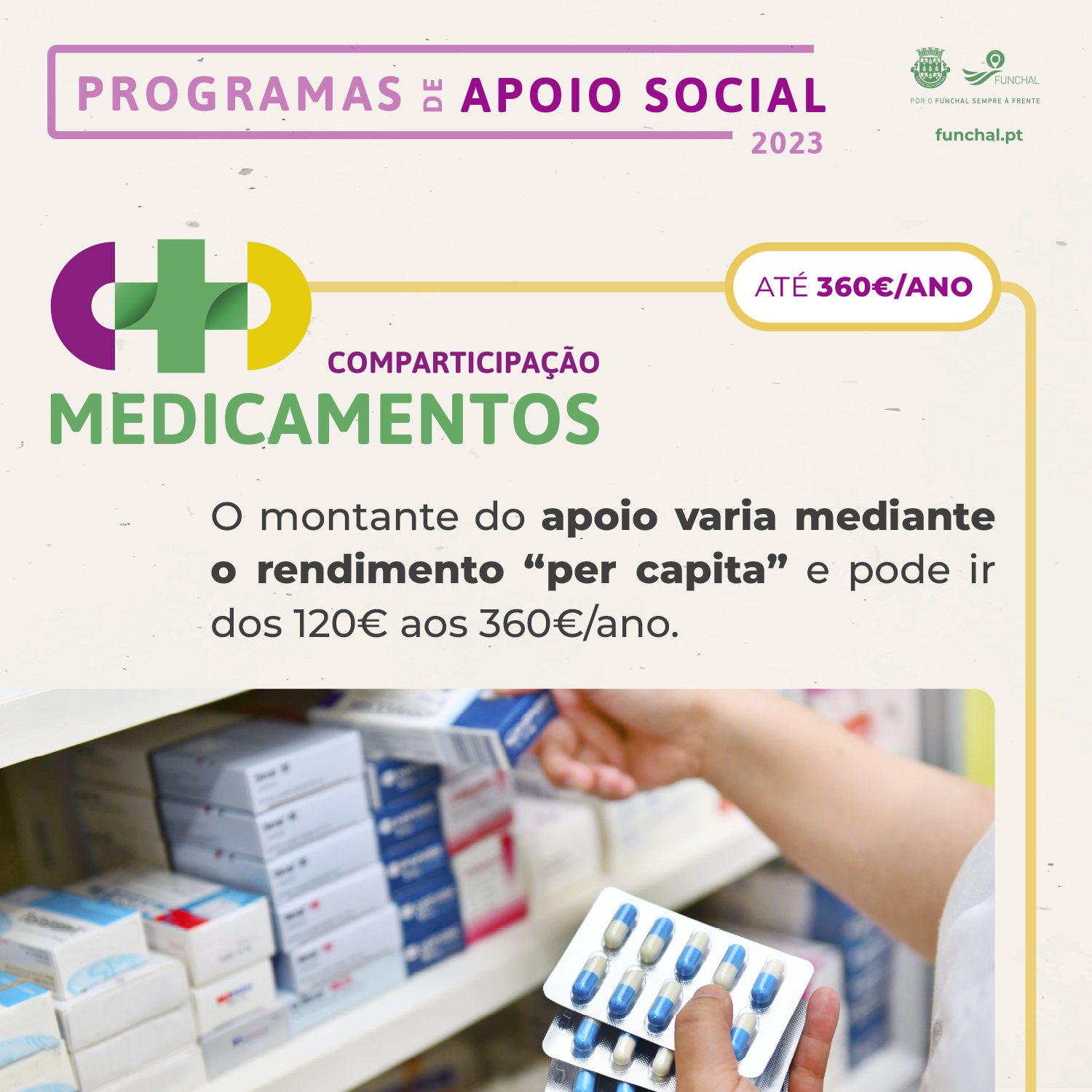 Programas de Apoio Social - Comparticipação de Medicamentos