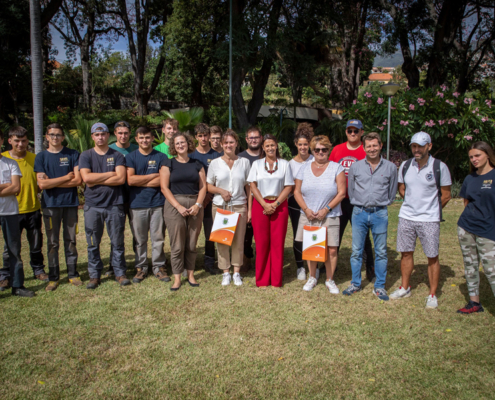 Alunos da escola de formação MFR CFA DE MAURIAC