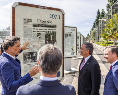 Exposição interativa dos 50 anos do Expresso