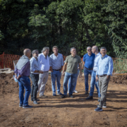 Obras em curso na freguesia de São Gonçalo