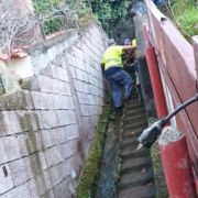 reparação na rede de água do Monte