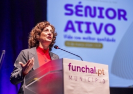 Abertura do IV Encontro das Universidades Seniores da RAM: Cristina Pedra reitera a aposta numa política municipal de “longevidade forte”.