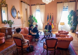 Apresentação de cumprimentos do embaixador da República Popular da China