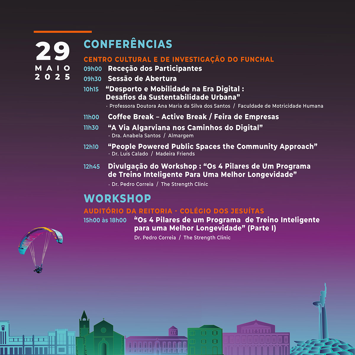 Seminário Nacional Municípios Amigos do Desporto 2025 – Active Cities / Smart Cities – Funchal